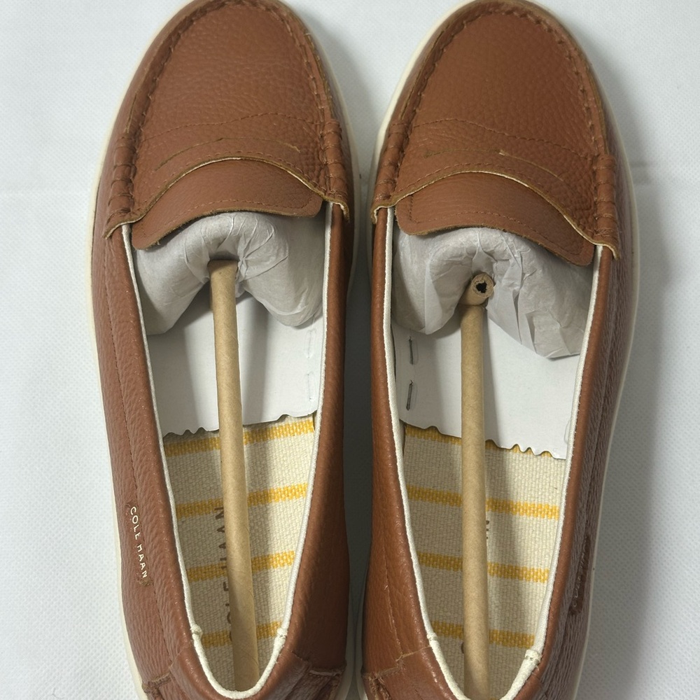 Cole Haan Tan Leather Loafers